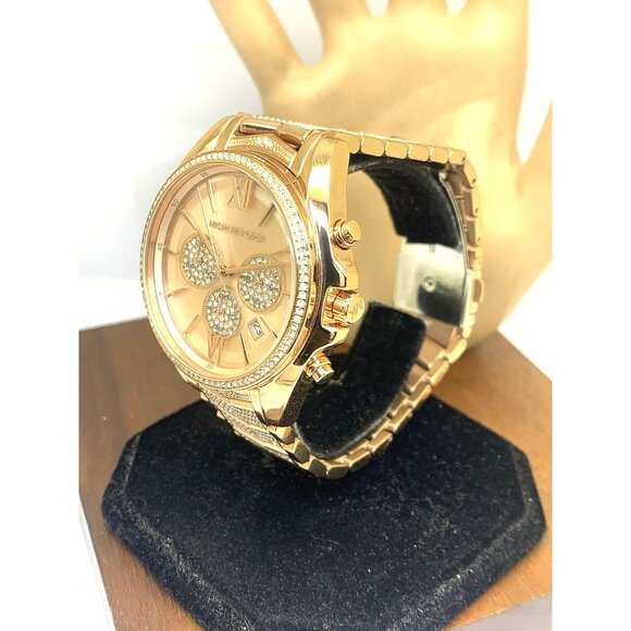 Michael Kors Women\'s Watch MK6730 Quartz Chronograph Rose Gold Steel 43mm main image 7